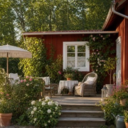 Så inreder du badrummet i sommarstugan