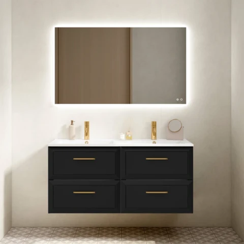 Dubbelt Tvättställsskåp Gold Tandem