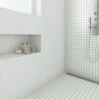 Marmor Mosaik Klinker Pegaus Vit Blank 30x30 (5x5) cm Marmor Mosaik Klinker Pegaus Vit Blank 30x30 (5x5) cm