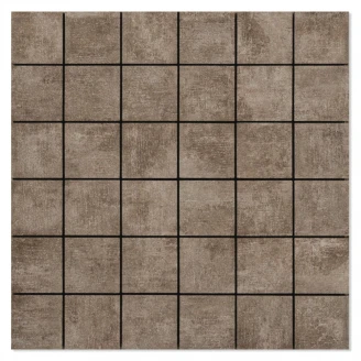 Mosaik Klinker Convers Brun Matt 30x30 (5x5) cm