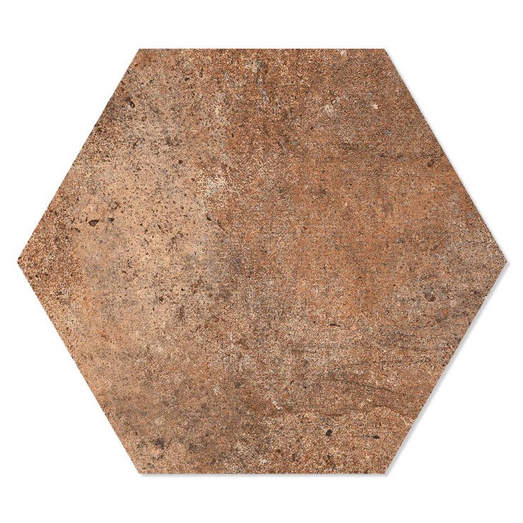 Hexagon Klinker Abadía Brun 25x22 cm-1