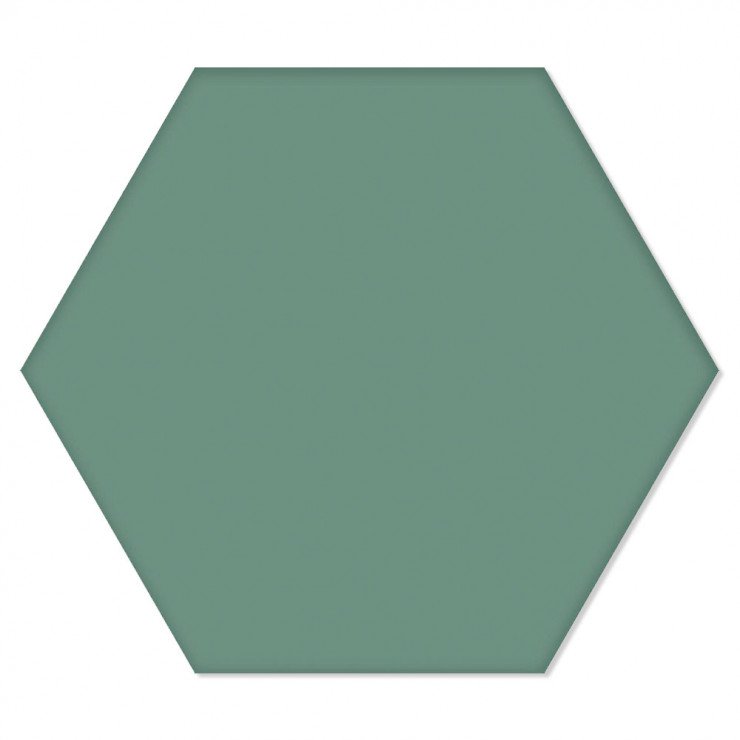 Hexagon Klinker Minimalist Grön 25x22 cm-1