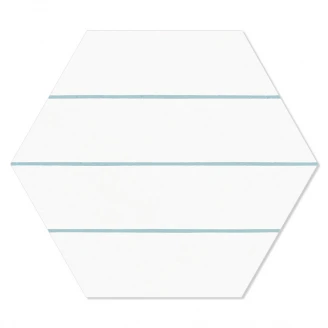 Hexagon Klinker Porto Hex 25 Grå Linje2 25x22 cm