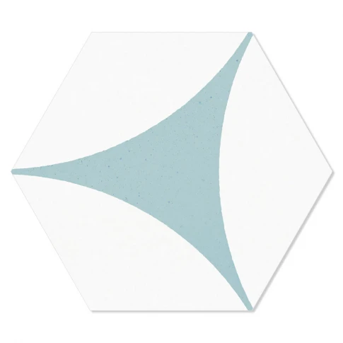 Hexagon Klinker Porto Hex 25 Grå Mönstrad 25x22 cm