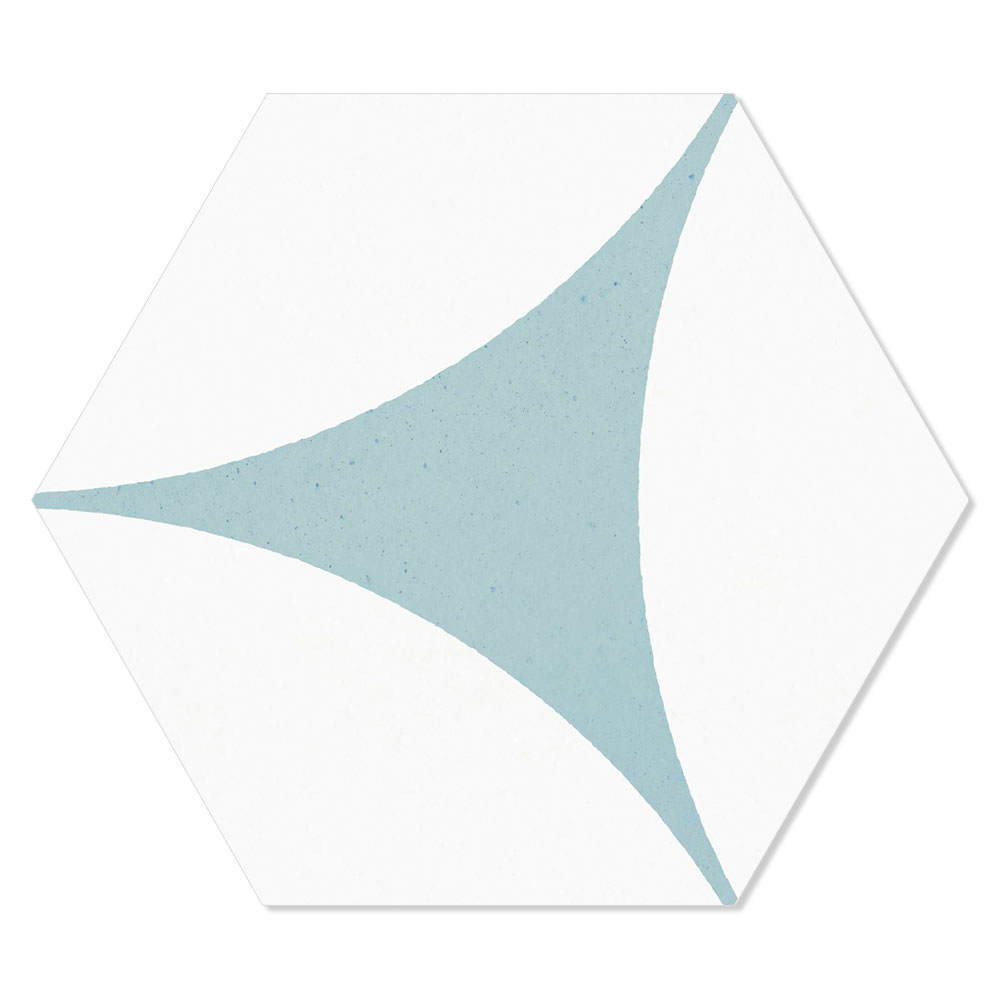 Hexagon Klinker Porto Hex 25 Grå Mönstrad 25x22 cm