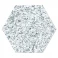 Hexagon Klinker Granite Vit 25x22 cm 5 Preview