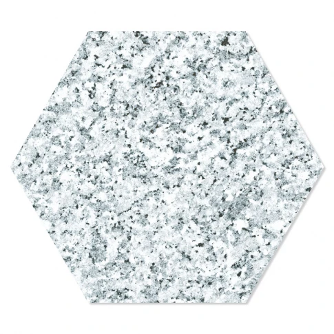 Hexagon Klinker Granite Vit 25x22 cm