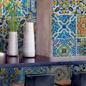 Marockanskt Klinker Lisboa Flerfärgad 25x25 cm-2
