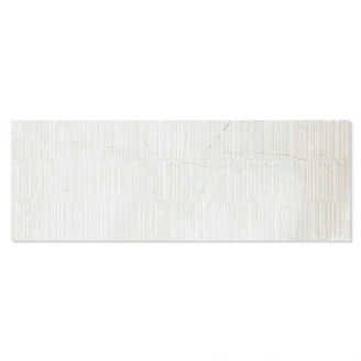 Marmor Kakel Marble Art Vit Matt-Relief 33x90 cm