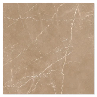 Marmor Klinker Bottocino Ljusbrun Polerad 75x75 cm