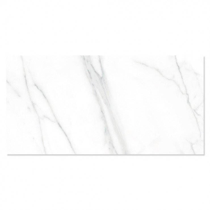 Marmor Klinker Florens Carrara Vit Matt 60x120 cm-0
