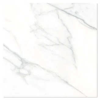 Marmor Klinker Florens Carrara Vit Matt 75x75 cm