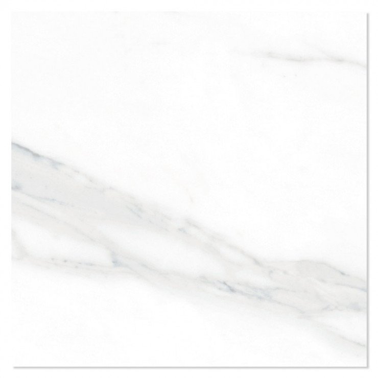 Marmor Klinker Florens Carrara Vit Polerad 75x75 cm-0