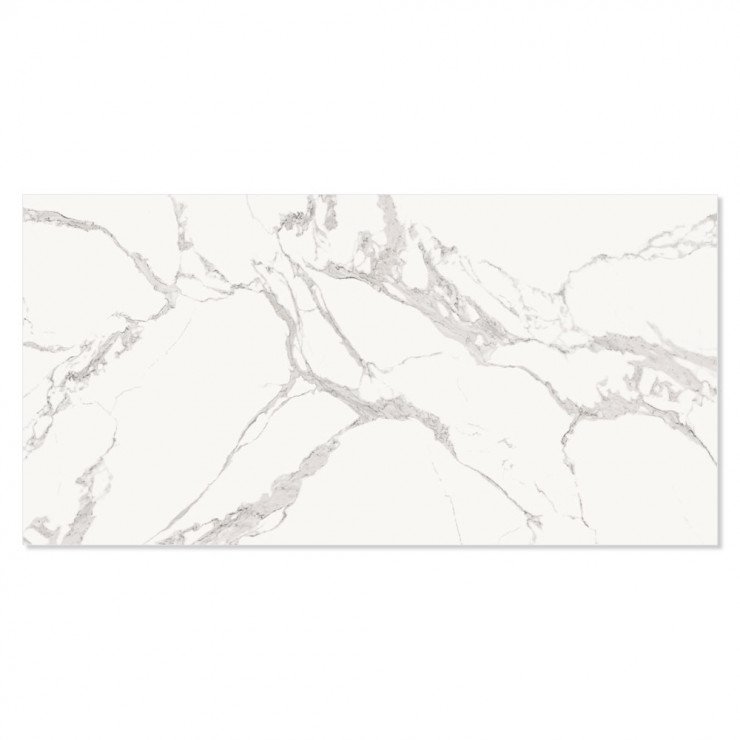 Marmor Klinker Calacatta Lux Vit Matt 90x180 cm-0