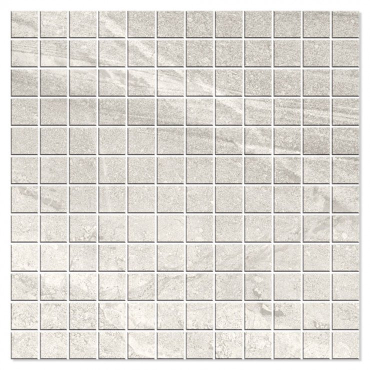 Mosaik Klinker Litium Beige Polerad 30x30 (2.5x2.5) cm-0