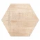 Hexagon Klinker Sanwood Beige 25x22 cm 4 Preview