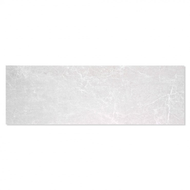 Marmor Kakel Albury Ljusgrå Blank 33x100 cm-0