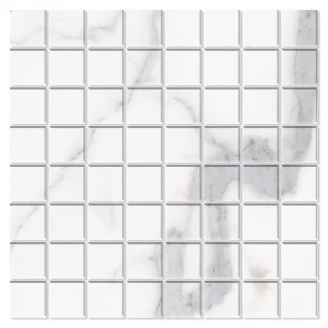 Marmor Mosaik Klinker Arges Vit-Grå 28x28 (3.5x3.5) cm