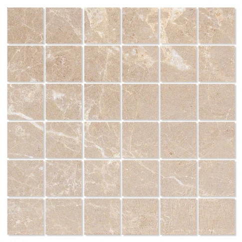 Marmor Mosaik Klinker Albury Brun Matt 30x30 (5x5) cm