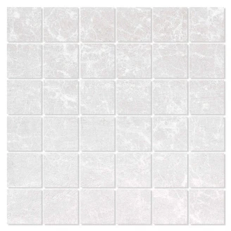 Marmor Mosaik Klinker Albury Ljusgrå Matt 30x30 (5x5) cm
