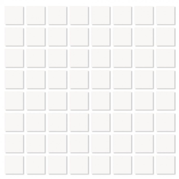 Mosaik Klinker Alpi/Grum Vit Blank 28x28 (3.5x3.5) cm-0