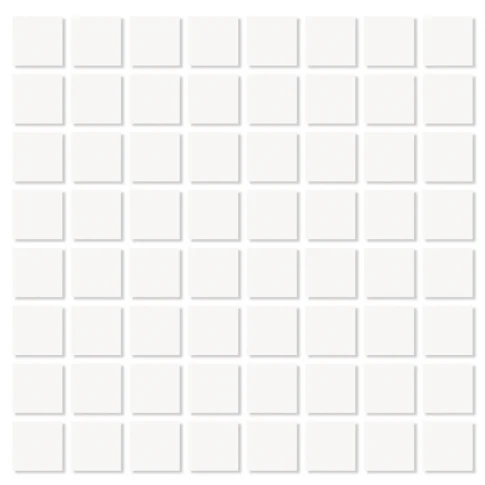 Mosaik Klinker Alpi/Grum Vit Matt 28x28 (3.5x3.5) cm