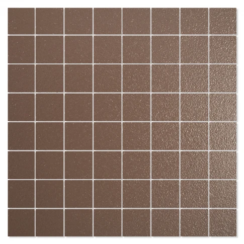 Mosaik Klinker Essenziale Brun Matt 28x28 (3.5x3.5) cm