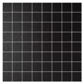Mosaik Klinker Essenziale Svart Matt 28x28 (3.5x3.5) cm