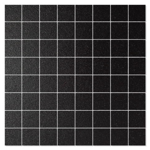 Mosaik Klinker Essenziale Svart Matt 28x28 (3.5x3.5) cm