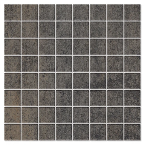 Mosaik Träklinker Arges Svart-Brun 28x28 (3.5x3.5) cm