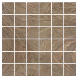 Mosaik Träklinker Bengala Brun Matt 30x30 (5x5) cm