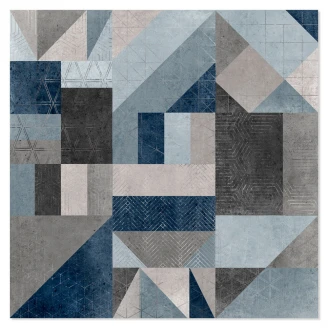 Dekor Klinker Core Flerfärgad Cold Matt-Relief Mönstrad Rak 60x60 cm