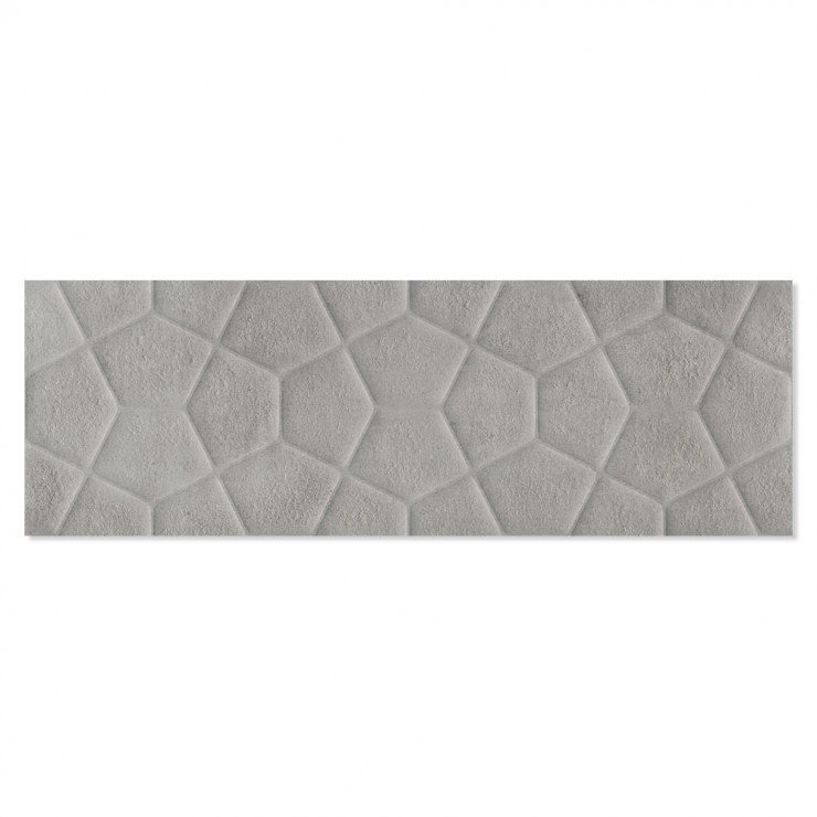 Dekor Kakel Powder Grå Nest Matt Rak 40x120 cm-1