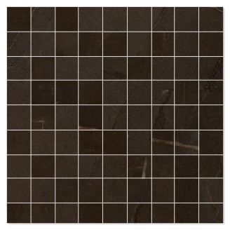 Marmor Mosaik Klinker Emerita Brun Matt Rak 30x30 (3.3x3.3) cm
