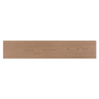 Träklinker Arco Brun Matt-Relief 23x120 cm