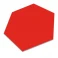 Hexagon Klinker Minimalist Röd 25x22 cm 3 Preview
