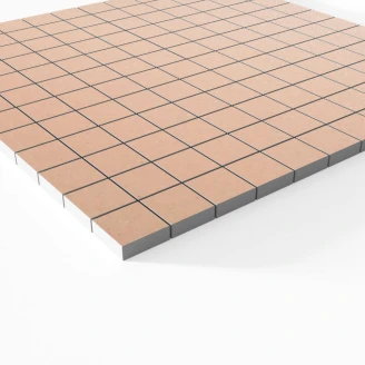 Mosaik Klinker Essenziale Beige-Brun Matt 28x28 (3.5x3.5) cm-2