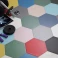 Hexagon Klinker Minimalist Blå 25x22 cm 3 Preview