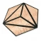 Hexagon Klinker Tribeca Brun 25x22 cm 3 Preview