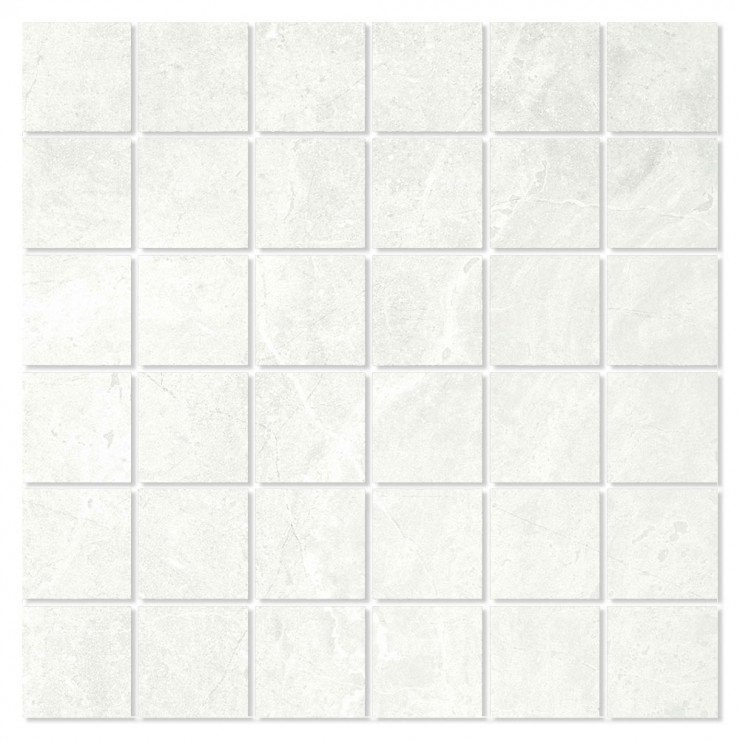 Mosaik Klinker Torekov Ljusgrå Matt 30x30 (5x5) cm-0