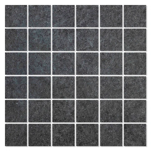 Mosaik Klinker Xtone Mörkgrå Matt 30x30 (5x5) cm