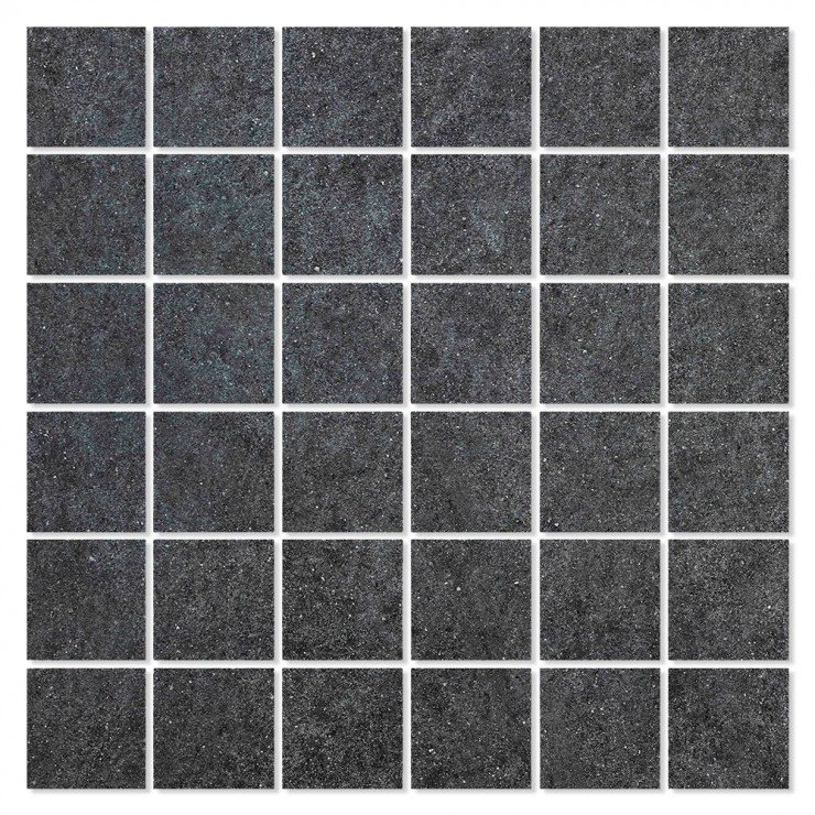Mosaik Klinker Xtone Mörkgrå Matt 30x30 (5x5) cm-0