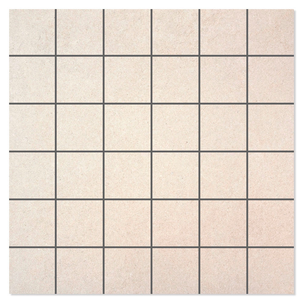 Mosaik Klinker Erawan Beige Matt 30x30 (5x5) cm