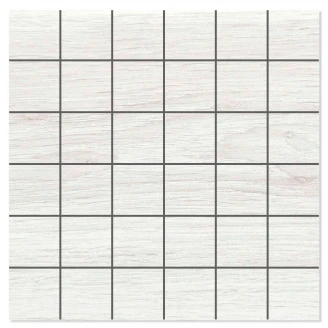 Mosaik Träklinker Kimberley Vit Matt 30x30 (5x5) cm
