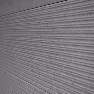 Dekor Kakel Calcare Grå Matt-Relief Rak 30x90 cm
