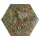 Hexagon Klinker Gaudi Grön 22x25 cm 3 Preview