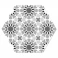 Hexagon Klinker Kasbah Svart-Vit 22x25 cm 12 Preview