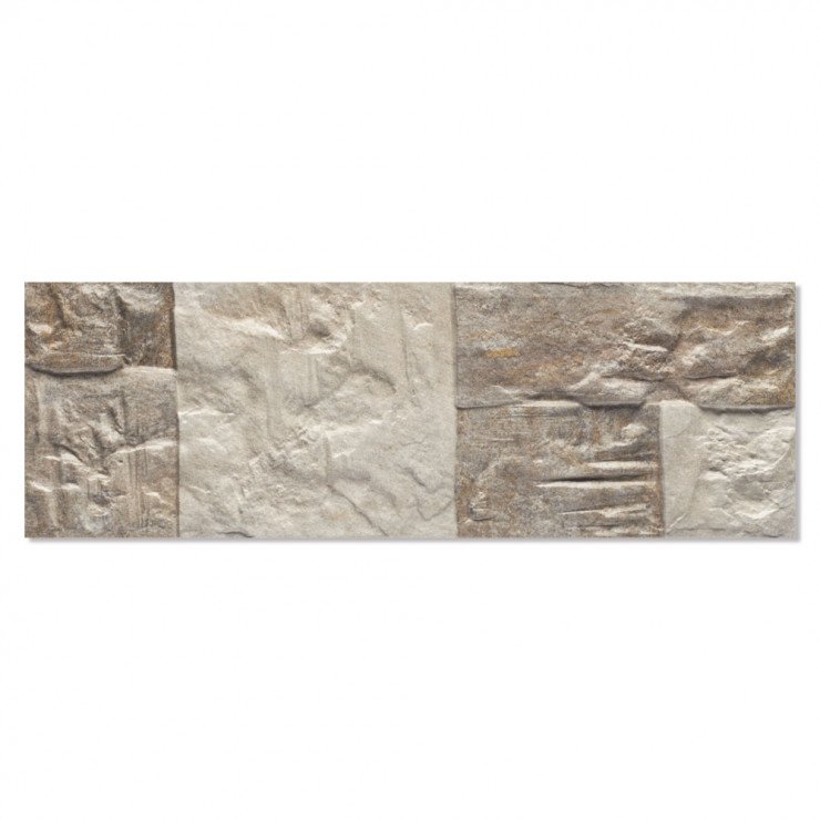 Klinker Marlstone Beige-Brun Matt-Relief 21x63 cm-1