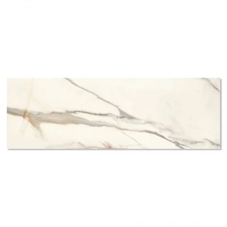 Marmor Klinker Calacatta Gold Vit 40x120 cm