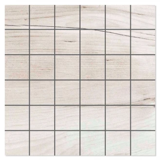 Mosaik Träklinker Salem Ljusgrå Matt 30x30 (5x5) cm